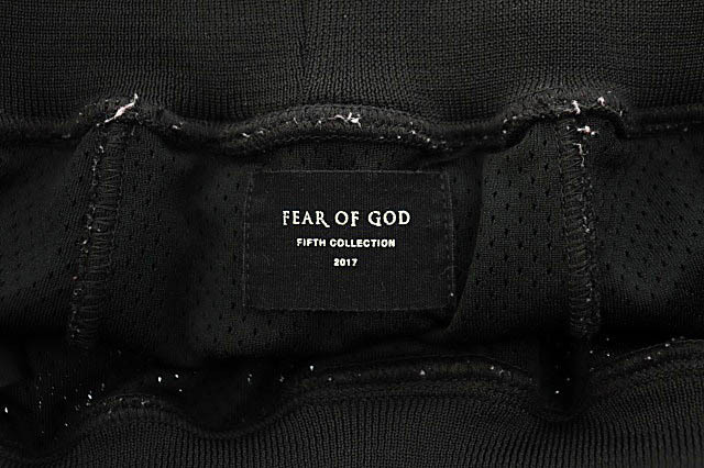フィアオブゴッド Fear of God Fifth Collection 5th コレクション Mesh Drop Shorts メッシュ ドロップ ショーツ ハーフ パンツ M 黒 ブラ_画像5