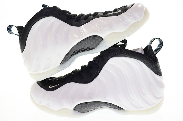 未使用品 ナイキ NIKE AIR FOAMPOSITE ONE WHITE BLACK 2023 27.5cm DV0815-100 エア フォームポジット ワン ホワイト ブラック 白 黒 2404_画像2