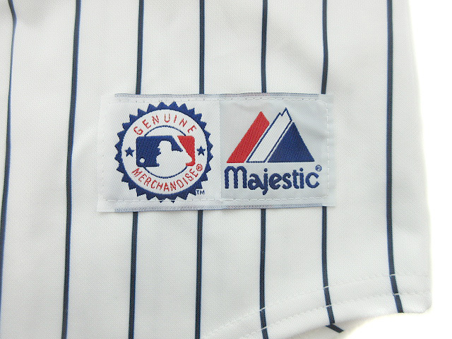 マジェスティック MAJESTIC ニューヨークヤンキース MATSUI ユニフォーム 55 USA製 ホワイト S メンズ_画像3