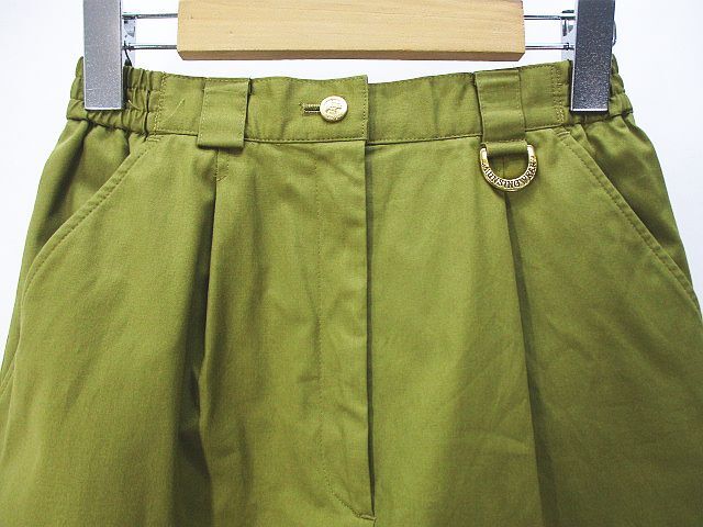  Munsingwear одежда MUNSINGWEAR Golf юбка-брюки брюки 60 зеленый серия хаки Zip fly Logo вышивка металлические принадлежности стрейч женский 