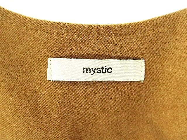  Mystic mystic wide pants velour overall overall Brown size F QQQ lady's 
