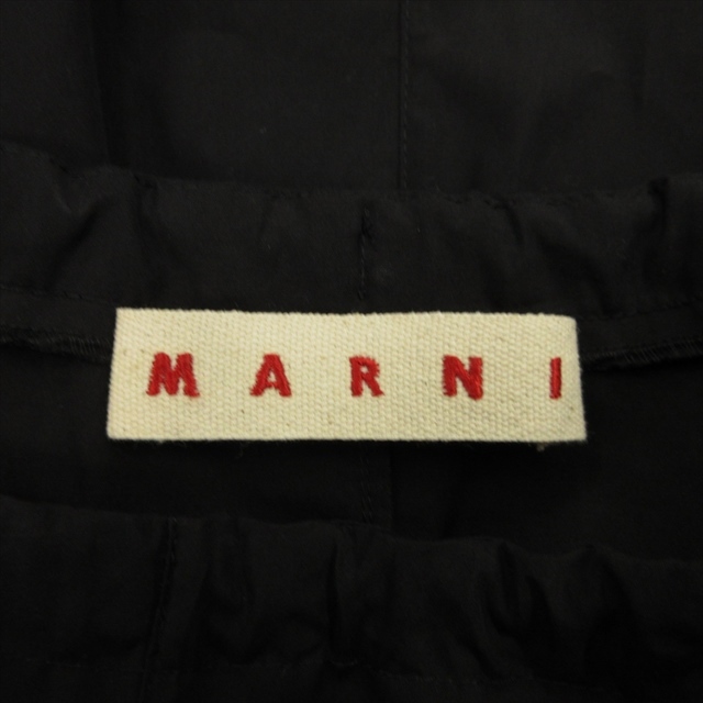 マルニ MARNI オーバーサイズ カットソー プルオーバー シャツ Tシャツ 無地 シャーリング 38 黒 ブラック レディースの画像6
