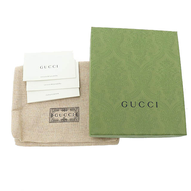 グッチ GUCCI ジャンボ GG ダイアナ バンブー コンパクト ウォレット 二つ折り 財布 658635 茶 ブラウン ☆AA★▲■ 240403 メンズ レディ_画像9