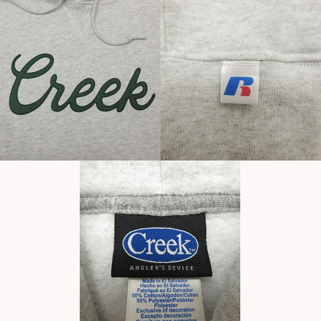 20SS クリーク アングラーズ デヴァイス Creek Angler’s Device Logo Hooded Sweatshirt ロゴ フーディー パーカー フーデッド スウェット_画像5