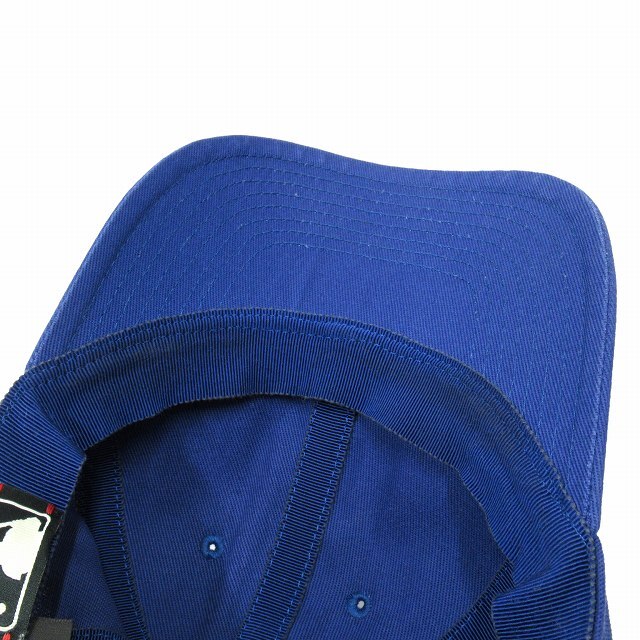 グッチ GUCCI × ニューヨークヤンキース NY YANKEES キャップ 帽子 6パネル NY バタフライ ロゴ 538565 サイズ57-61cm 青 ブルー_画像5