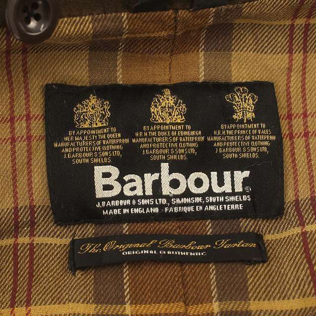 バブアー Barbour 00s ユーティリティ オイルドジャケット UK18 M相当 茶 ブラウン /☆G レディース_画像3