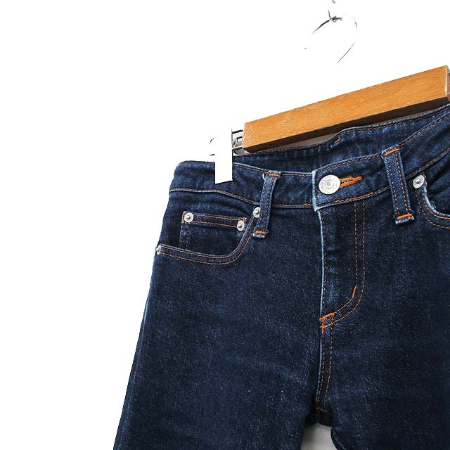  X-girl x-girl Denim джинсы обтягивающий стрейч простой 2 синий blue /KT12 женский 