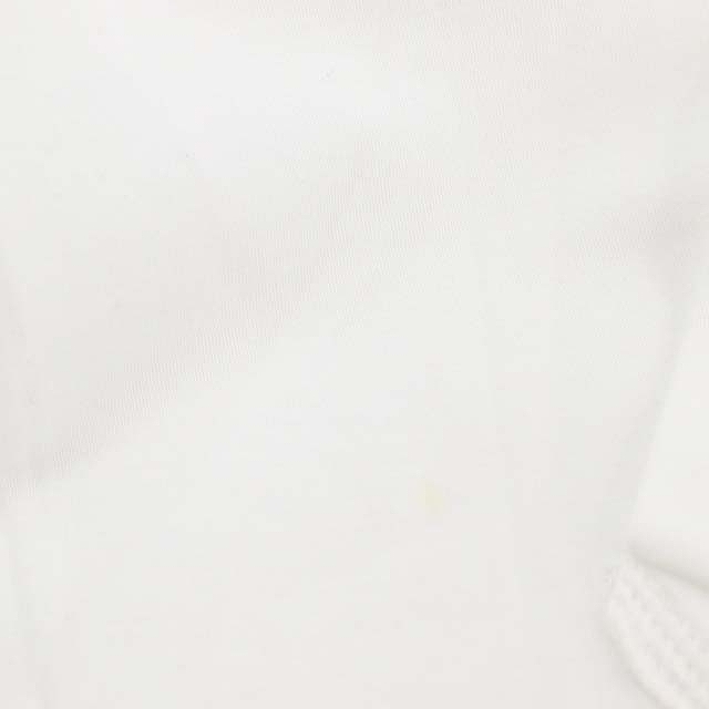 フォクシー ブティック FOXEY BOUTIQUE 半袖パーカー スキッパー プルオーバー 42 L 白 ホワイト /SY ■OS レディースの画像7