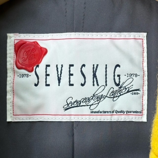セヴシグ SEVESKIG W.A.H Award ChesterField Coat チェスターフィールドコート イエロー 黄色 JK-SV-NNA-1007 メンズ_画像7