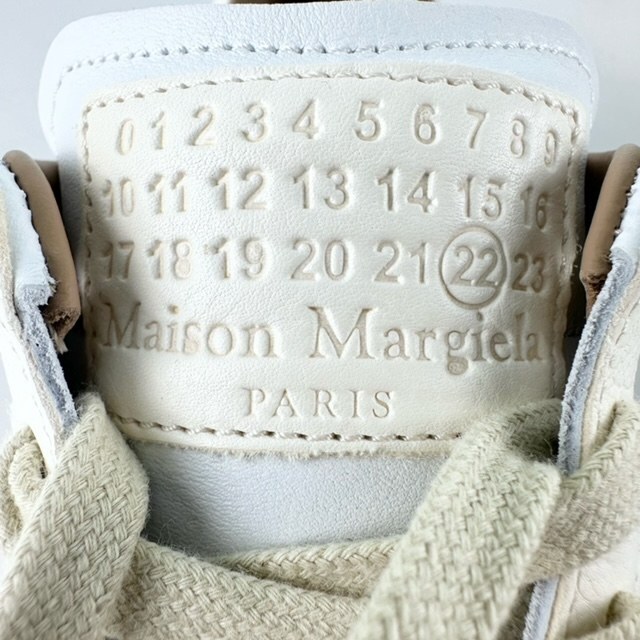 未使用品 メゾンマルジェラ 22 Maison Margiela 22 Sneakers 35 S058-MM FEMALE SHOES AVP レザー スニーカー 35 ホワイト 白 S58WS0198■G_画像5