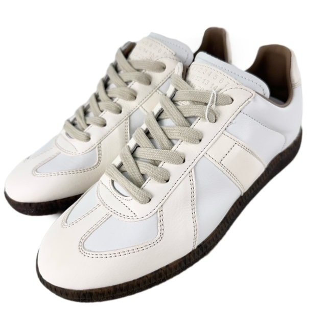 未使用品 メゾンマルジェラ 22 Maison Margiela 22 Sneakers 35 S058-MM FEMALE SHOES AVP レザー スニーカー 35 ホワイト 白 S58WS0198■G_画像2