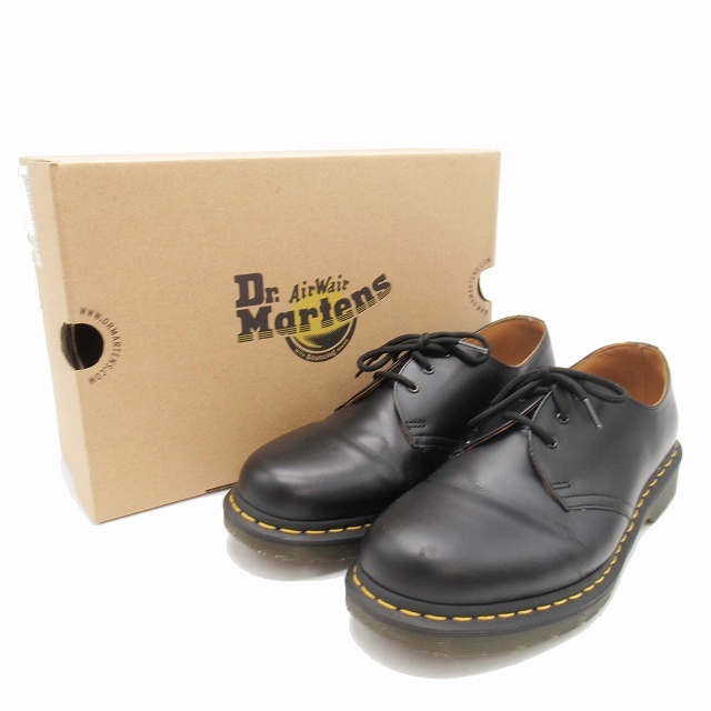 ドクターマーチン DR.MARTENS 3EYE GIBSON SHOES 1461 3ホール ダービーシューズ ギブソン 革靴 UK9/28.0 黒 ブラック/メンズ_画像7