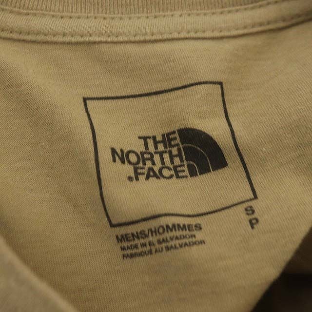 ザノースフェイス THE NORTH FACE Tシャツ カットソー 半袖 バックプリント S カーキベージュ /ES メンズ_画像3