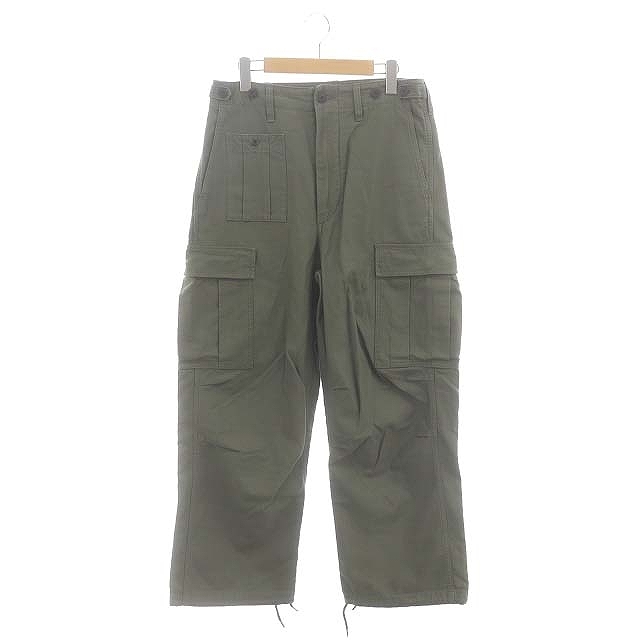 ナイジェルケーボン NIGEL CABOURN 23年 ARMY CARGO パンツ アーミー カーゴパンツ 8 カーキ /HS ■OS レディース_画像1