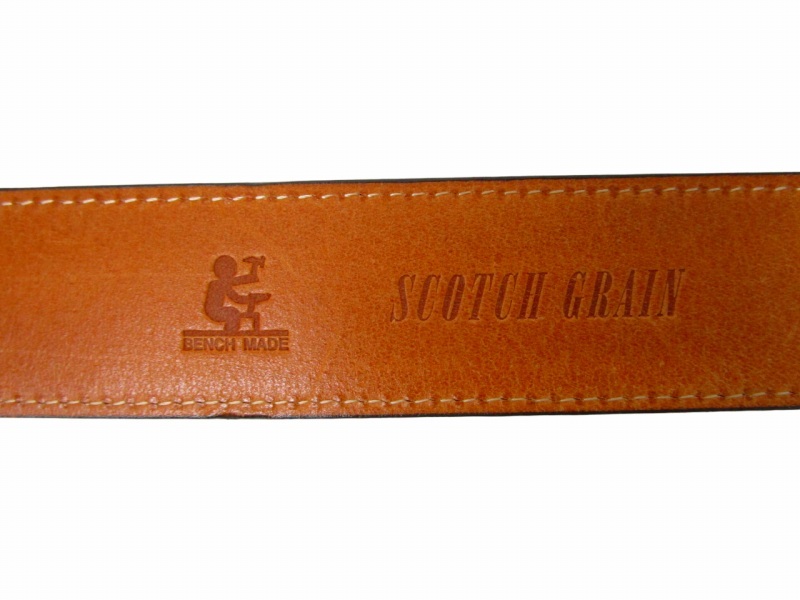 スコッチグレイン SCOTCH GRAIN レザー ベルト 茶 ブラウン 0329 メンズの画像5