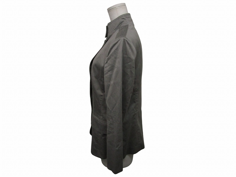  Burberry London BURBERRY LONDON jacket blouson grey gray 42 approximately L size corresponding #BY14 lady's 