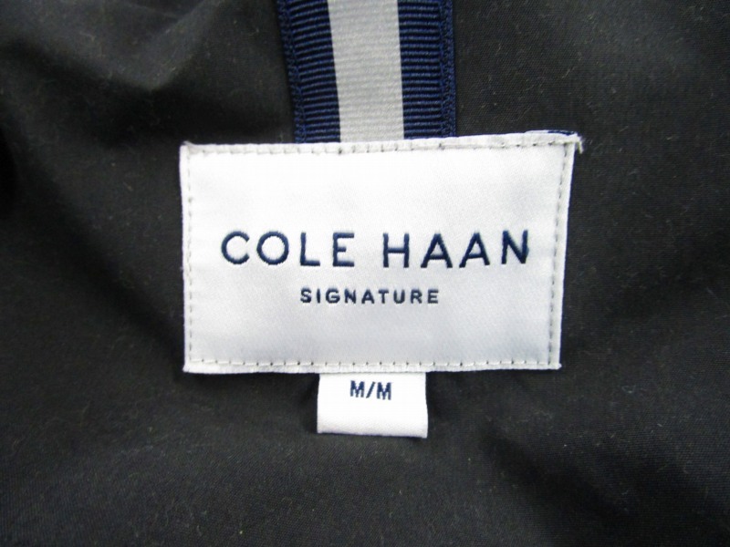 コールハーン COLE HAAN ステンカラーコート ライナー付き 黒 ブラック M ■GY14 メンズ_画像3