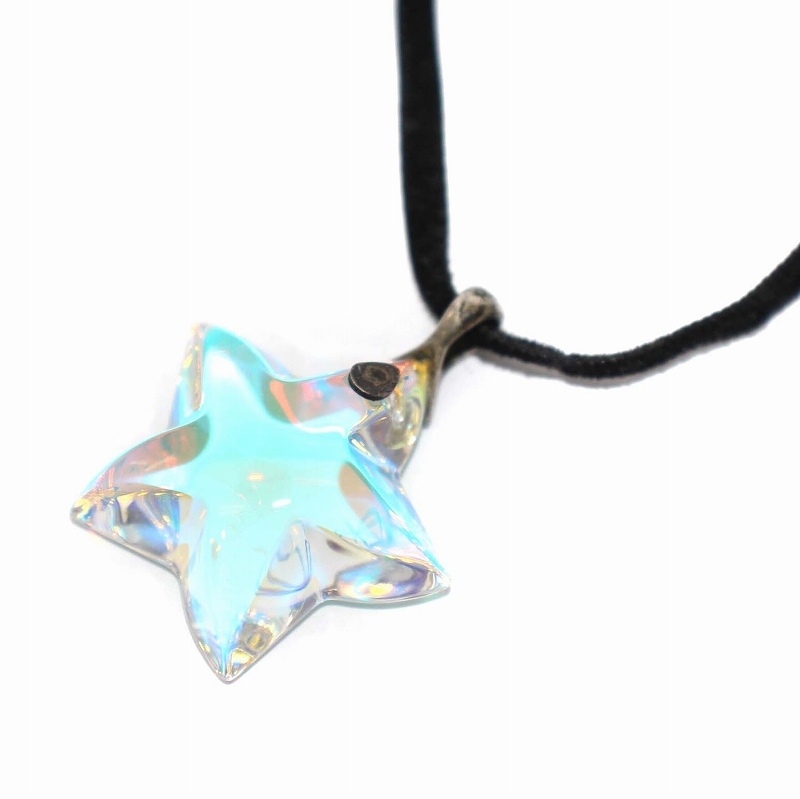  baccarat Baccarati Rize Starlet pendant necklace Star star crystal clear /TK lady's 