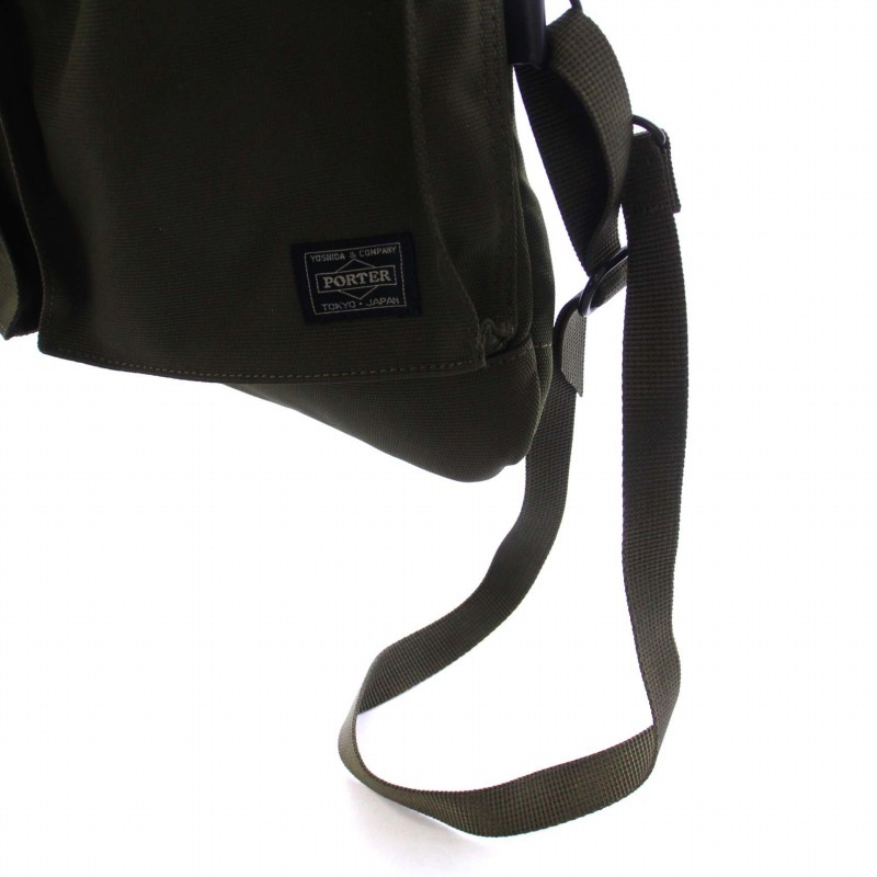 ポーター PORTER 吉田カバン MUSETTE SHOULDER BAG ショルダーバッグ ナイロン カーキ 746-09750 /BM メンズ_画像7