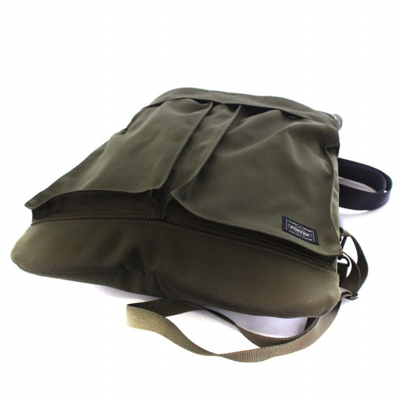 ポーター PORTER 吉田カバン MUSETTE SHOULDER BAG ショルダーバッグ ナイロン カーキ 746-09750 /BM メンズ_画像4