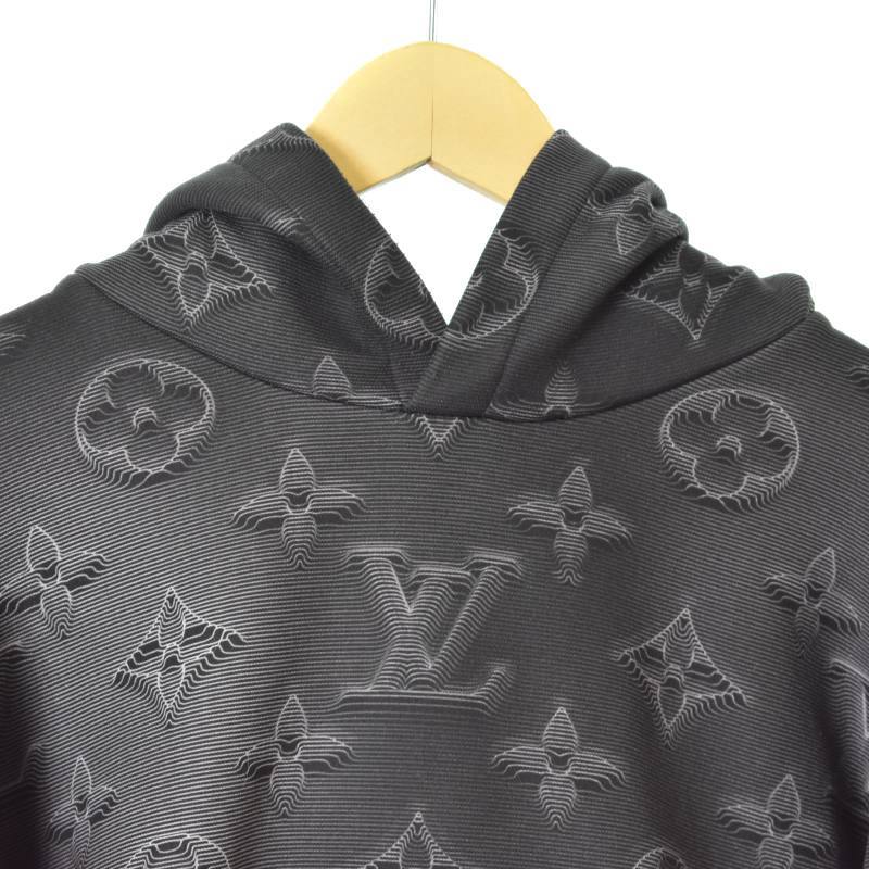 ルイヴィトン LOUIS VUITTON 21SS ヴァージルアブロー 3D モノグラム フーディー プルオーバー パーカー L グレー RM211M IHN HKY24W_画像5