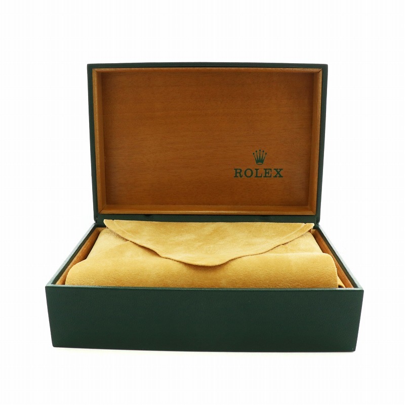  Rolex ROLEX Explorer часы часы кейс только пустой коробка Vintage Logo кожа зеленый зеленый 68.00.08