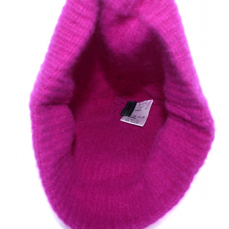ソフネット SOPHNET. ニット帽 ニットキャップ ビーニー 帽子 ロゴ カシミヤ 紫 パープル /AQ ■GY03 メンズ_画像7