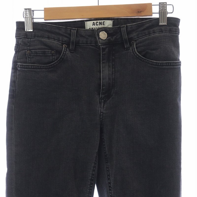  Acne s Today oz Acne Studios SKIN 5 USED BLUE Denim pants ji- bread jeans skinny 27/32 M gray /AQ #GY30