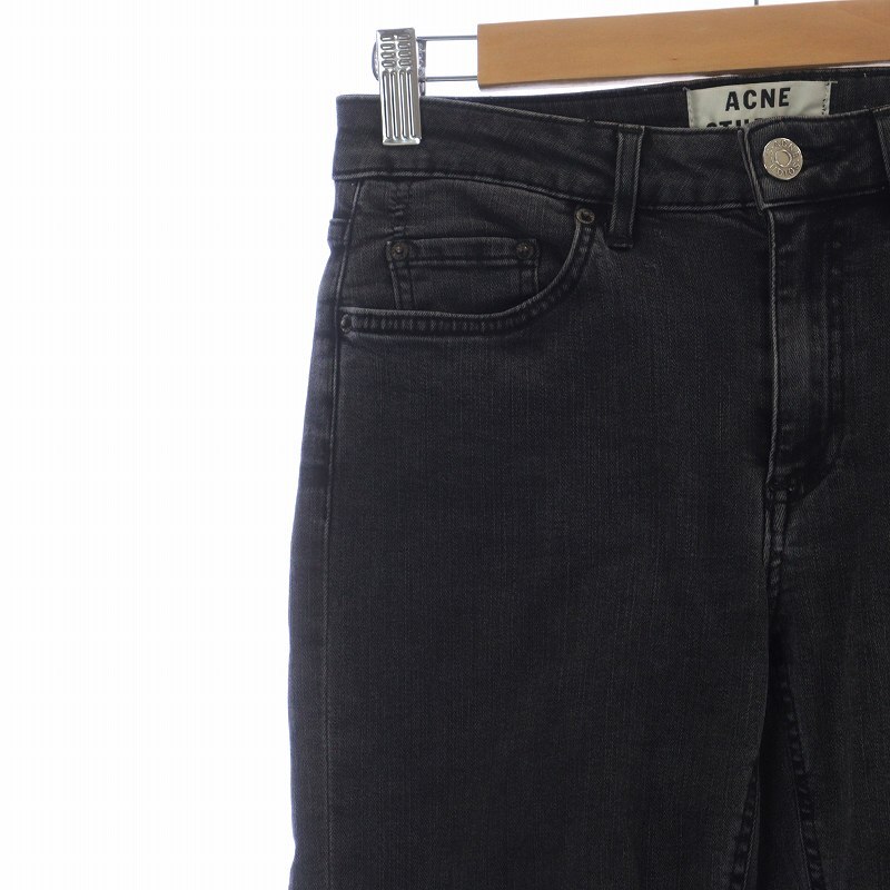  Acne s Today oz Acne Studios SKIN 5 USED BLUE Denim pants ji- bread jeans skinny 27/32 M gray /AQ #GY30