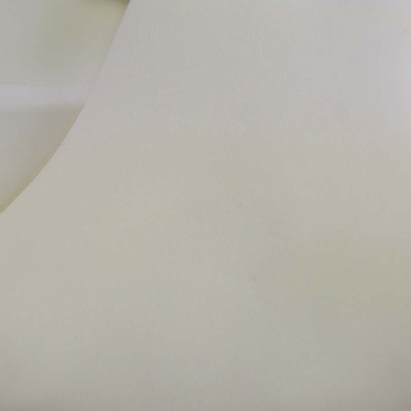 セルフォード CELFORD 23SS ポンチフレアワンピース ロング丈 ミモレ丈 半袖 Vネック バックファスナー 34 XS 白 ホワイトの画像7