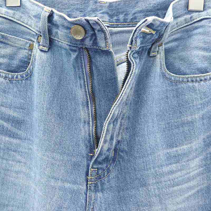  Amy Ist wa-rueimy istoire 23SS high waist wide Denim jeans woshu processing indigo 23 XS blue blue 
