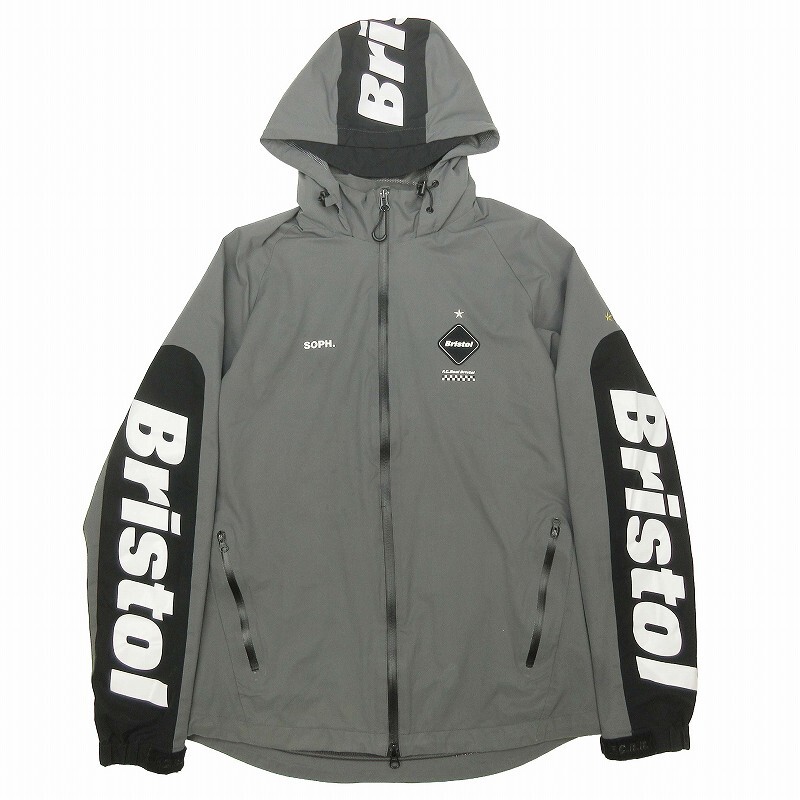 19SS F.C.R.B エフシーレアルブリストル F.C.Real Bristol FCRB WARM UP JACKET ウォームアップ ジャケット ブルゾン フード パーカー Mの画像1