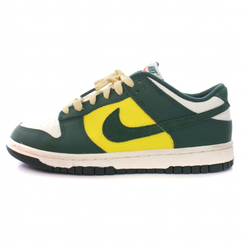 ナイキ NIKE WMNS Dunk Low SE Noble Green ウィメンズ ダンク ロー SE ノーブルグリーン スニーカー シューズ 25.5cm 白 レディース_画像1