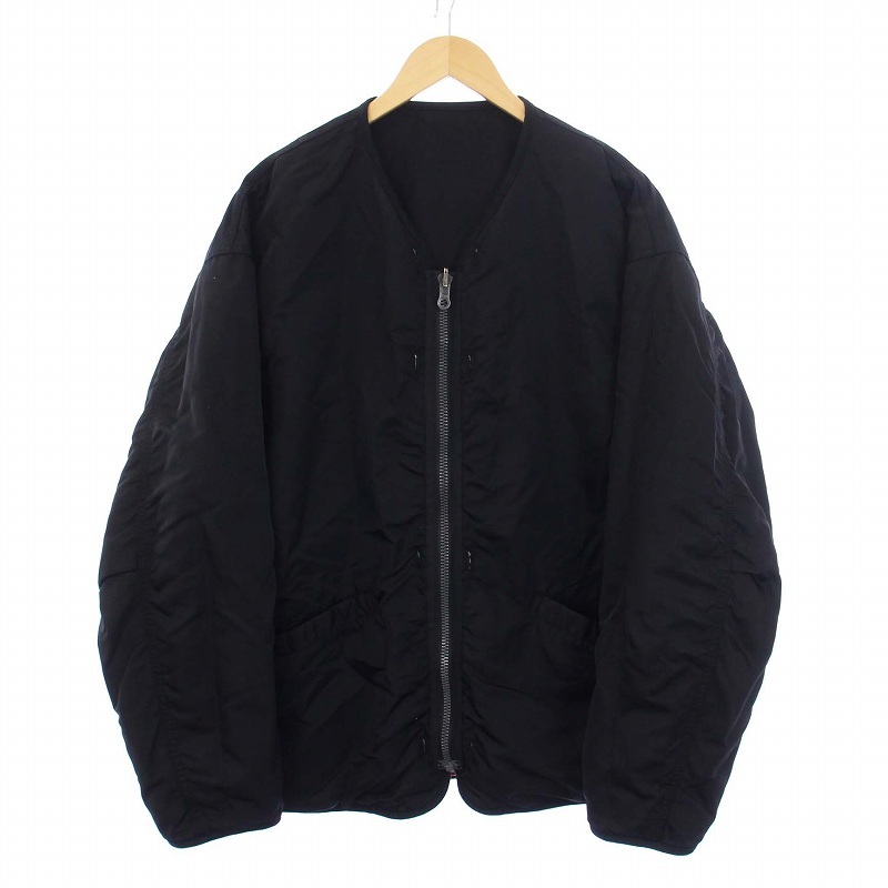 VISVIM 20SS IRIS LINER JKT アイリスライナージャケット ブルゾン リバーシブル ジップアップ 3 L 黒 ブラック 0120105013024の画像4