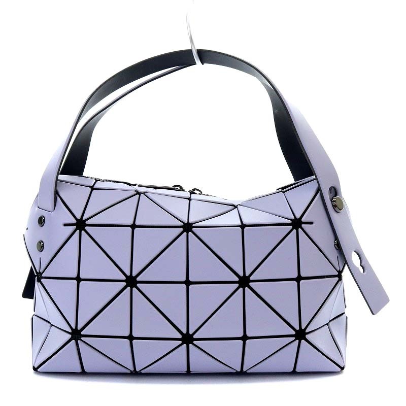 未使用品 バオバオ イッセイミヤケ BAOBAO ISSEY MIYAKE BB21-AG481 ハンドバッグ トートバッグ 塩化ビニル樹脂 紫 パープルの画像2