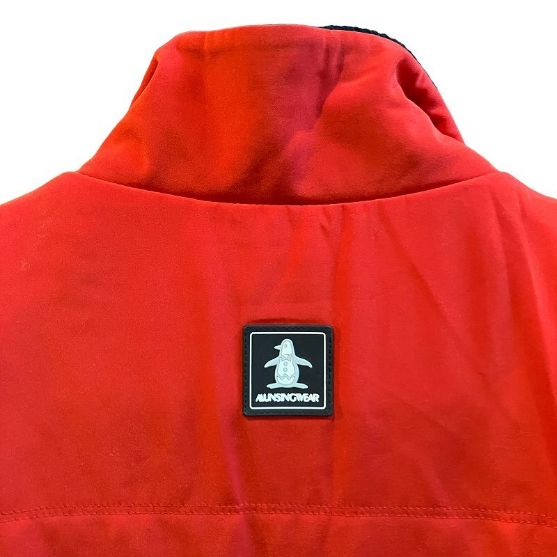  Munsingwear одежда MUNSINGWEAR прекрасный товар с хлопком лучший одежда для гольфа M красный красный #GY08 мужской 