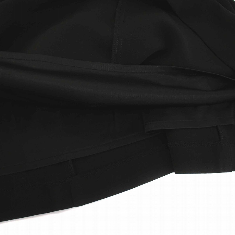 未使用品 レジーナリスレ REGINA RISURRE キレイ ワンピ アメリ 襟付き フォーマル ワンピース ロング 七分袖 42 L 黒 ブラックの画像7