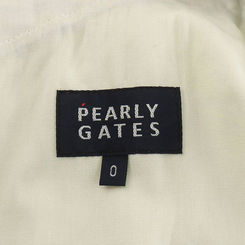 パーリーゲイツ PEARLY GATES スカート ミニ丈 フリル 総柄 ゴルフウェア 0 S 青 ブルー /AN32 レディース_画像3