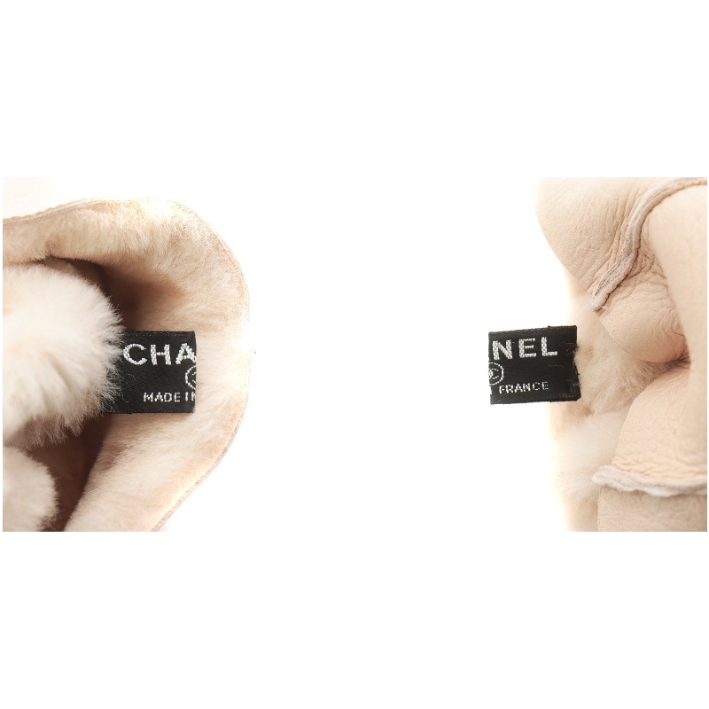 シャネル CHANEL ココマーク 手袋 キルティング レザー ピンク /AN16 ■OH レディースの画像9
