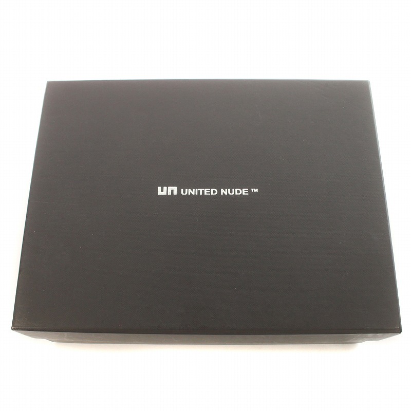 ユナイテッドヌード UNITED NUDE サンダル エコファー ストラップ 37 23.5cm 黒 ブラック シルバー色 /IR ■GY30 レディース_画像7