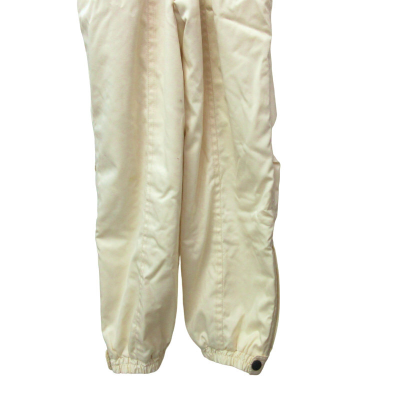 KENSHO ABE skiwear with cotton overall pants M white white #GY31 0330 men's lady's 