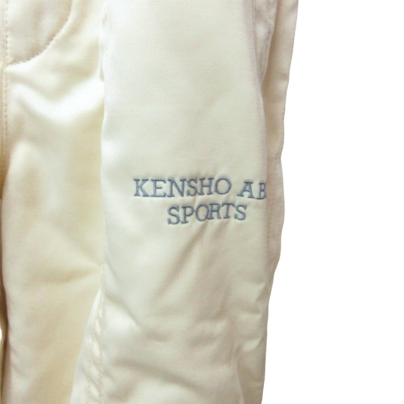 KENSHO ABE skiwear with cotton overall pants M white white #GY31 0330 men's lady's 