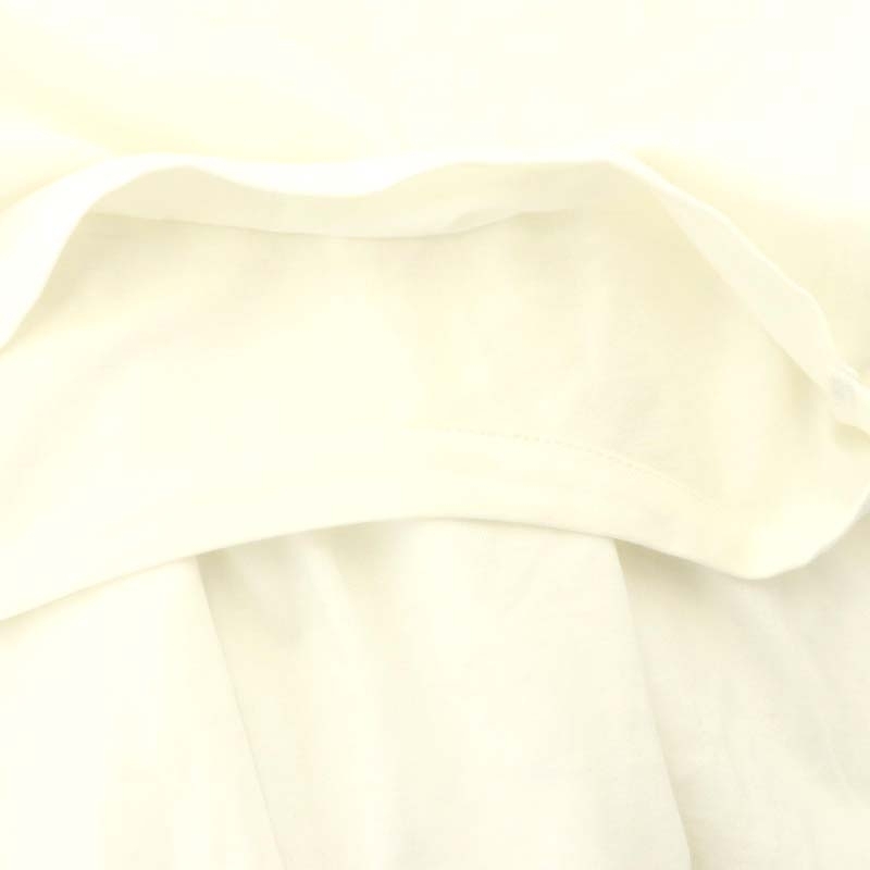 ギャルリーヴィー GALERIE VIE トゥモローランド ボートネックカットソー Tシャツ 長袖 無地 コットン S 白 ホワイト /NR ■OS レディース_画像6