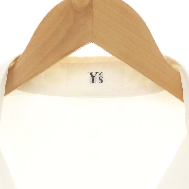 ワイズ Y's ポケット 長袖シャツ カジュアル 白 ホワイト /AT ■OS メンズ_画像3