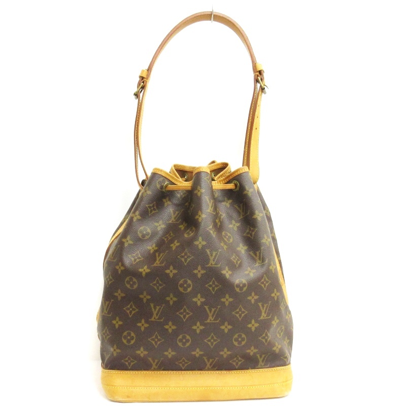 ルイヴィトン LOUIS VUITTON モノグラム ノエ ショルダーバッグ 巾着 M42224 フランス製 ブラウン ■ECS レディース_画像3