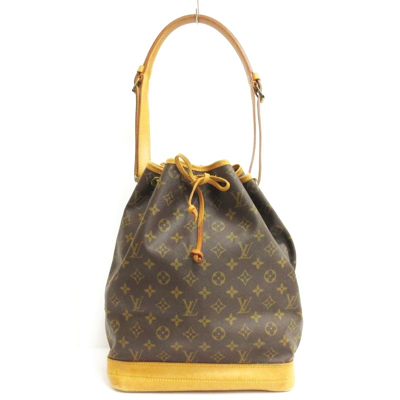 ルイヴィトン LOUIS VUITTON モノグラム ノエ ショルダーバッグ 巾着 M42224 フランス製 ブラウン ■ECS レディース_画像1