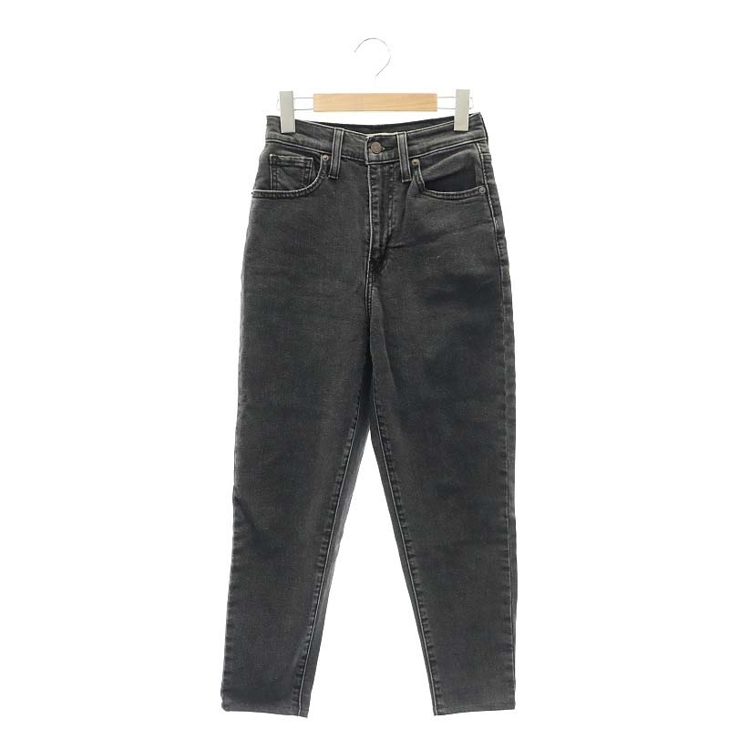 リーバイス Levi's HIGH WAISTED TAPER ハイウエストテーパードデニムパンツ ジーンズ W24L27 S グレー /SY ■OS レディース_画像1