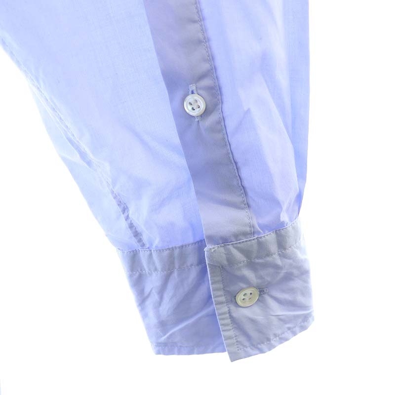 :colon コロン ダブルポケット シャツ カジュアル 長袖 1 S 青 ブルー /AT ■OS ■AD メンズ_画像6