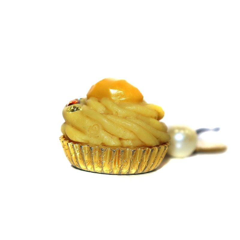  cue pot Q-POT Montblanc cupcake strap key holder yellow yellow /AN1 #SH lady's 