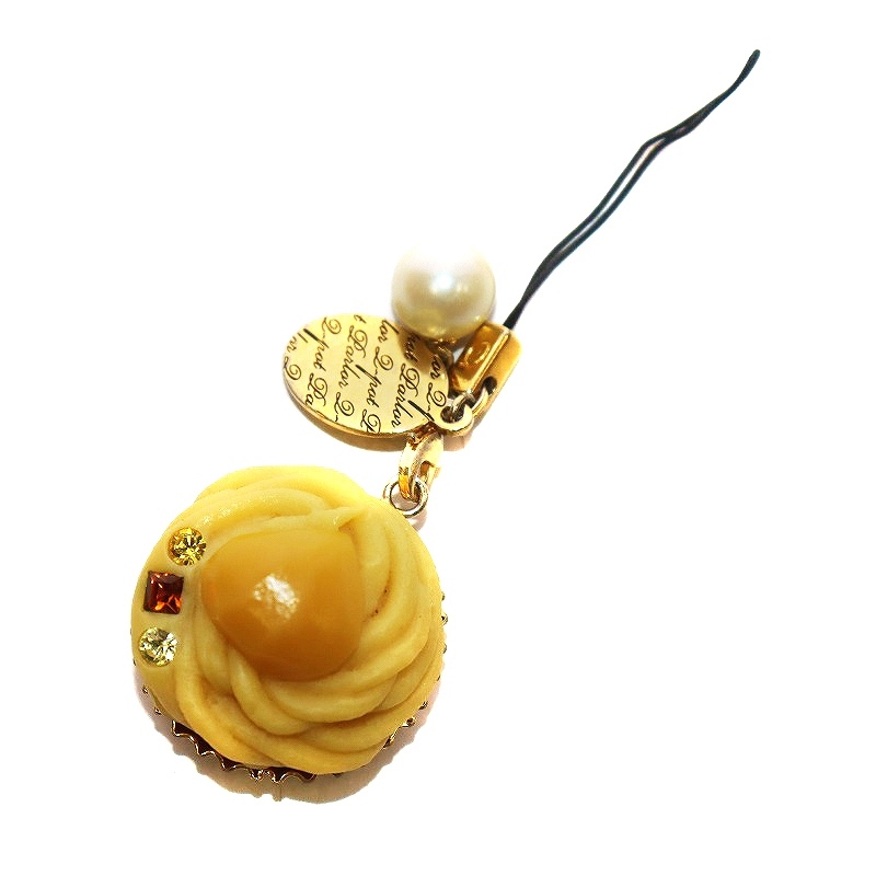  cue pot Q-POT Montblanc cupcake strap key holder yellow yellow /AN1 #SH lady's 